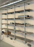 Interclamp Built Shelving - fixings & fittings.